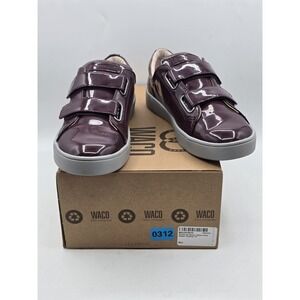 NEW Revitalign‎ Orthotic BURGUNDY Sneakers Malibu Bella Patent Sz 8.5D